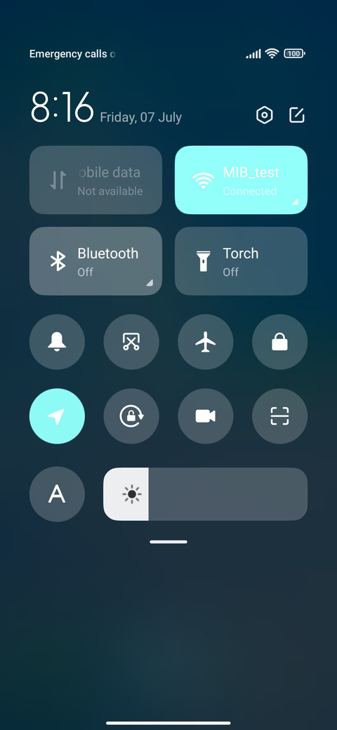 Cloud wallpaper screenshot