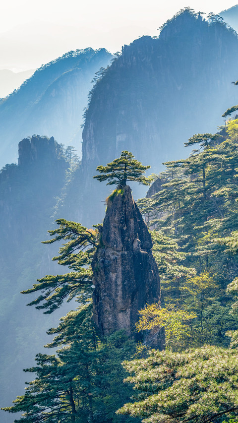 How difficult is it to enter the five great mountains screenshot