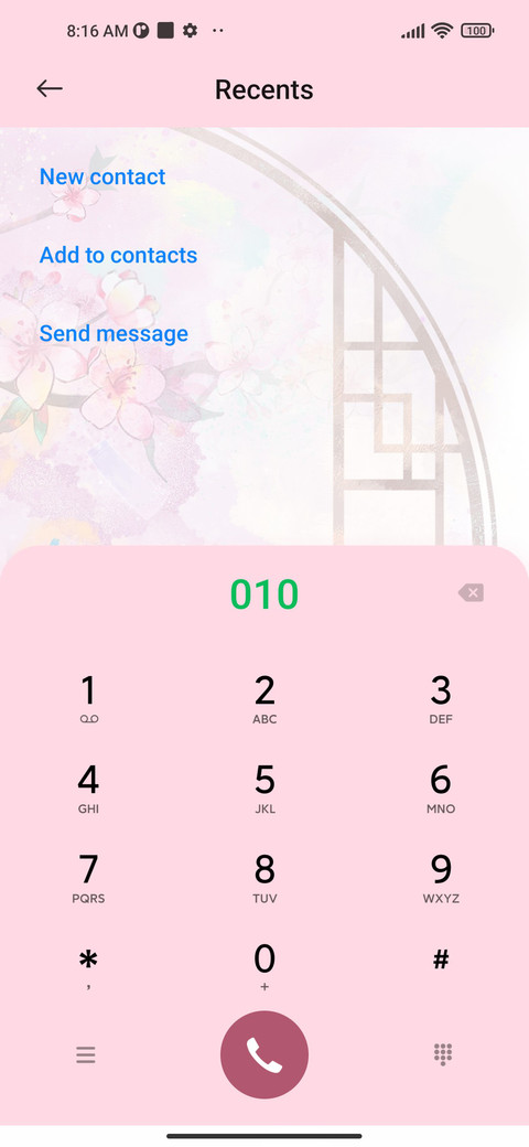 Peach blossom screenshot