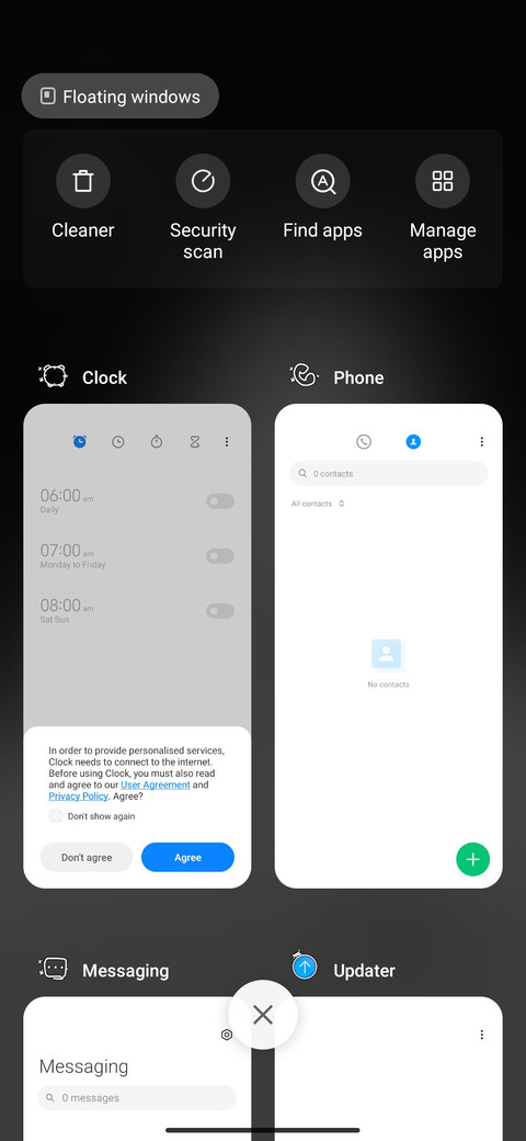 Night white screenshot
