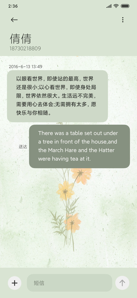 小清新 淡雅时光 screenshot