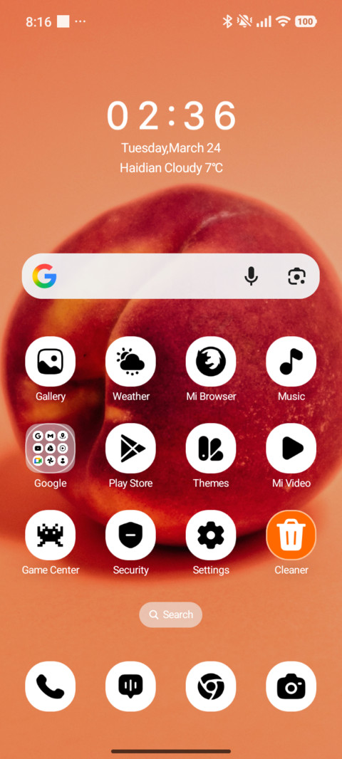 Red Minimal screenshot