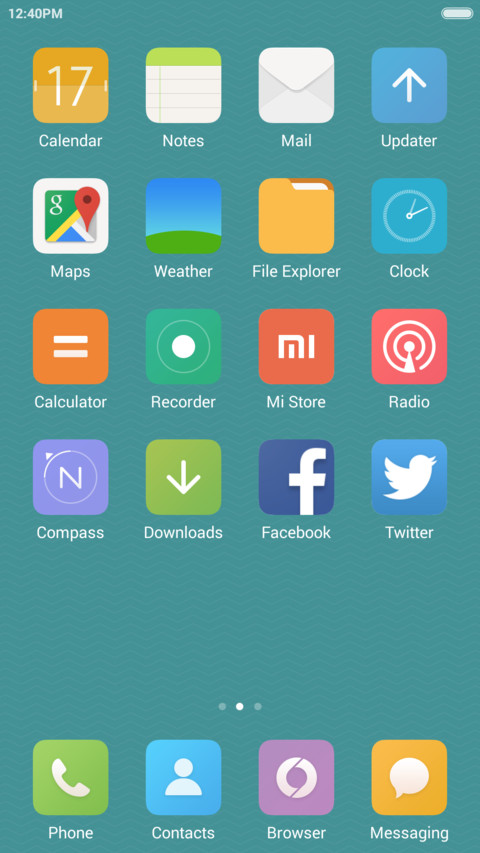 MIUI 7-Ocean Breeze screenshot