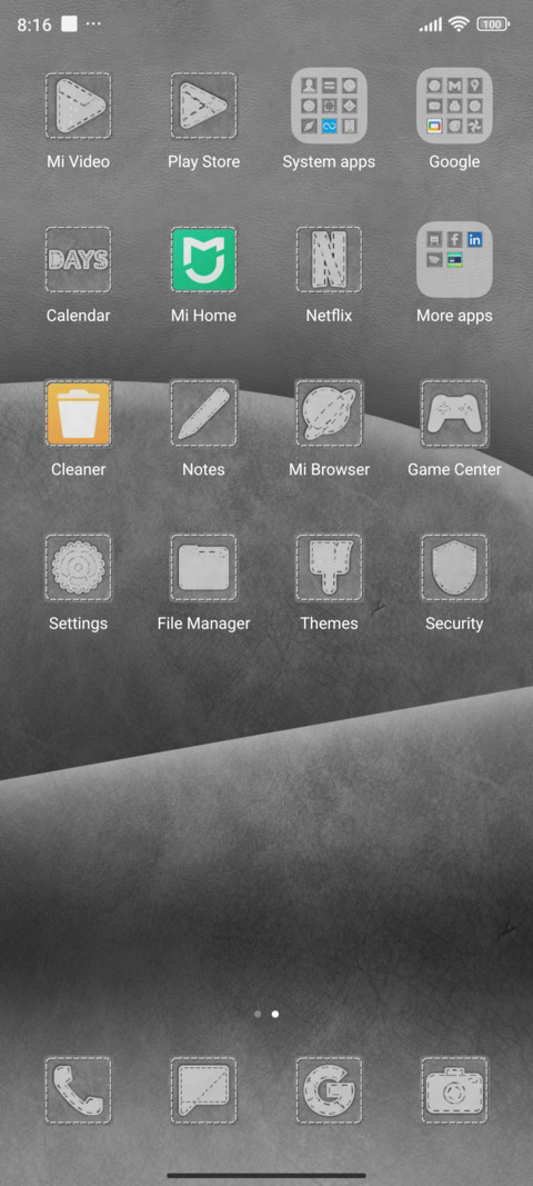 Leather and Clock screenshot