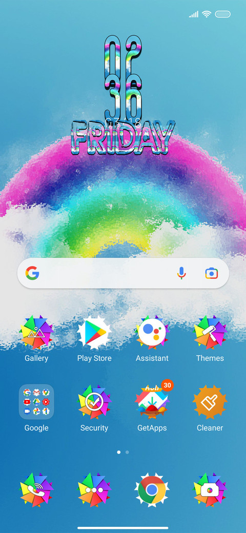 Rainbow Glassy screenshot