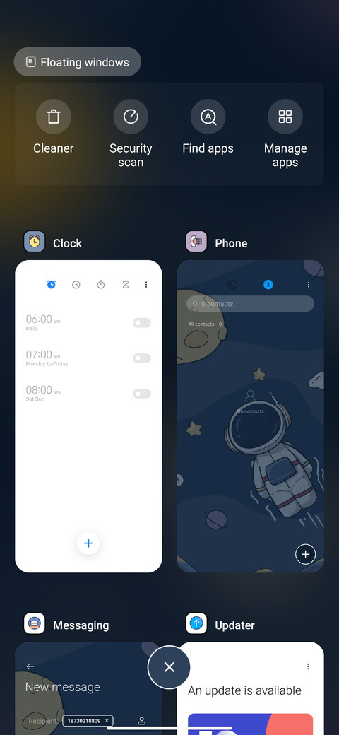 Dynamic astronaut screenshot