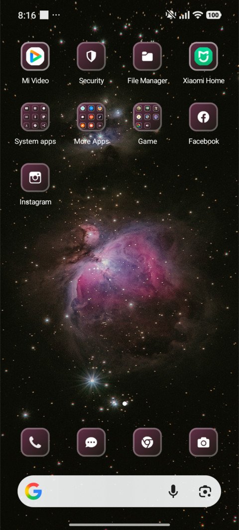 Galaxy screenshot