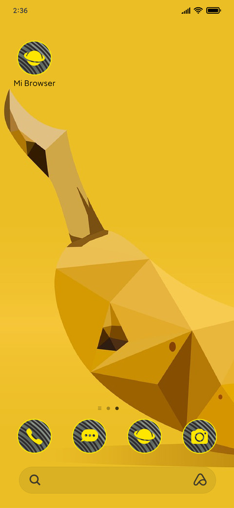 abstract banana screenshot