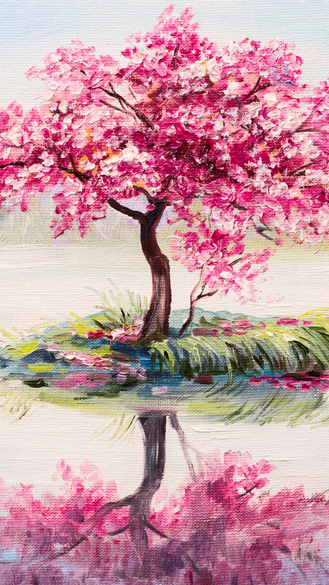 美丽油画-拍信图库 screenshot
