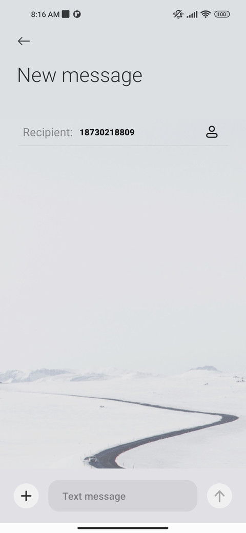 Simple Snowy Road screenshot