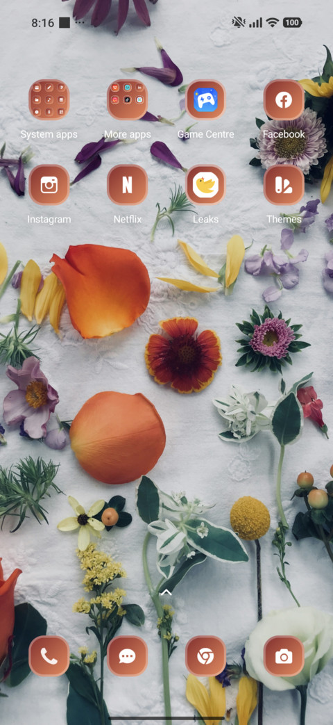 Floral screenshot