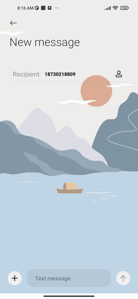 Landscape poetry screenshot