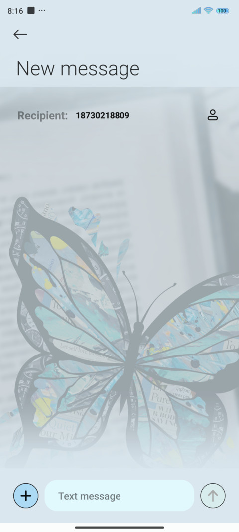 Ins butterfly screenshot