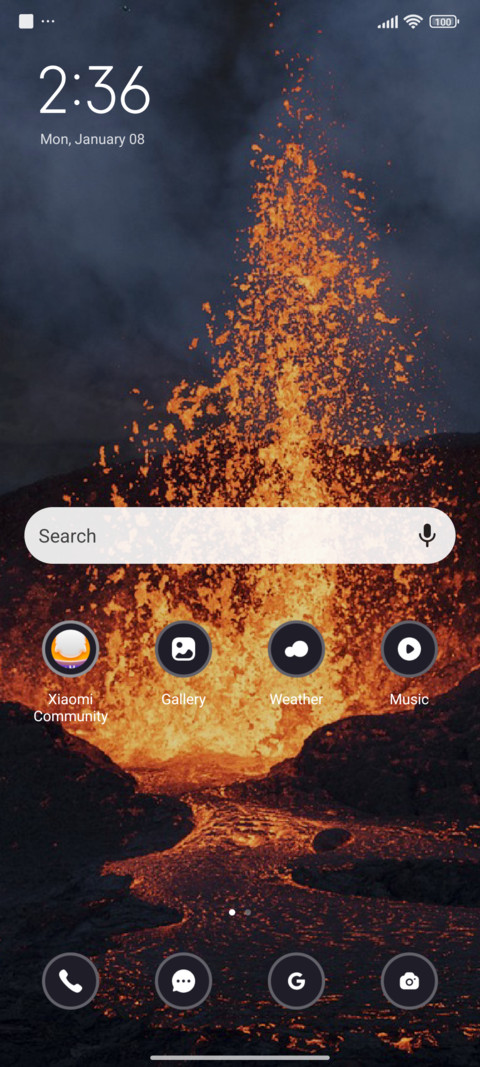 Volcano Sea screenshot