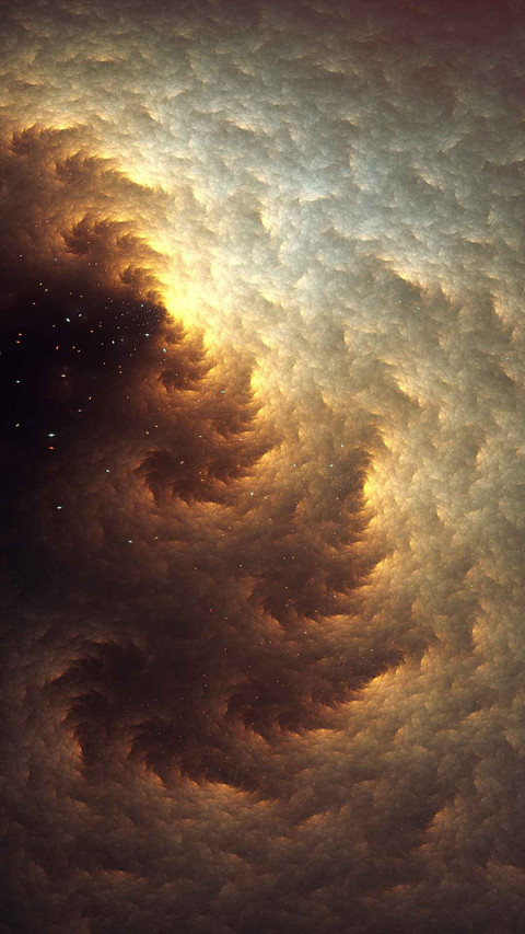 Sunset sea of clouds screenshot