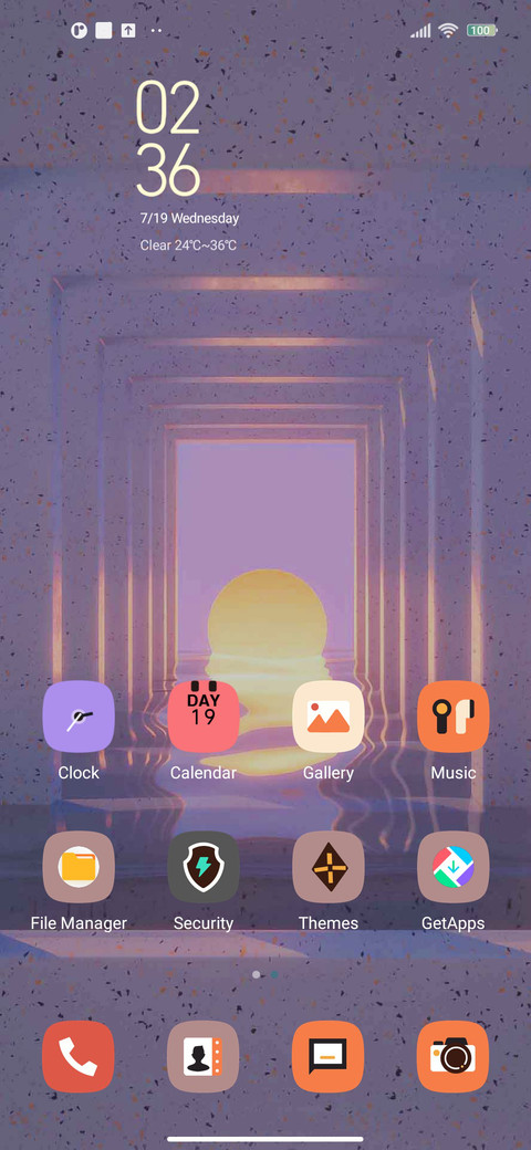 Sunset maze screenshot