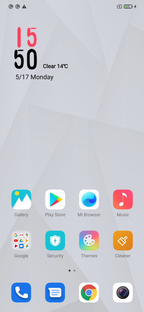 White OS 2 screenshot