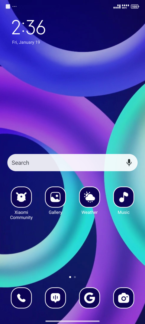 Gradient Rings screenshot