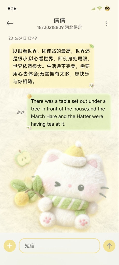 毛绒柚子叶好运猫猫 screenshot