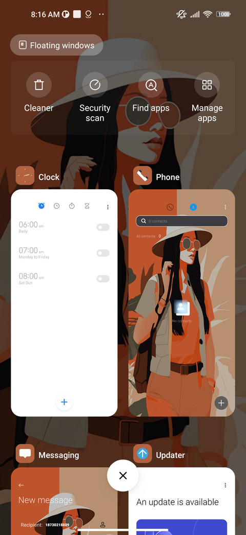 Backpack girl screenshot