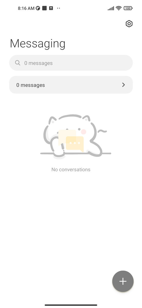 Lazy cat module screenshot