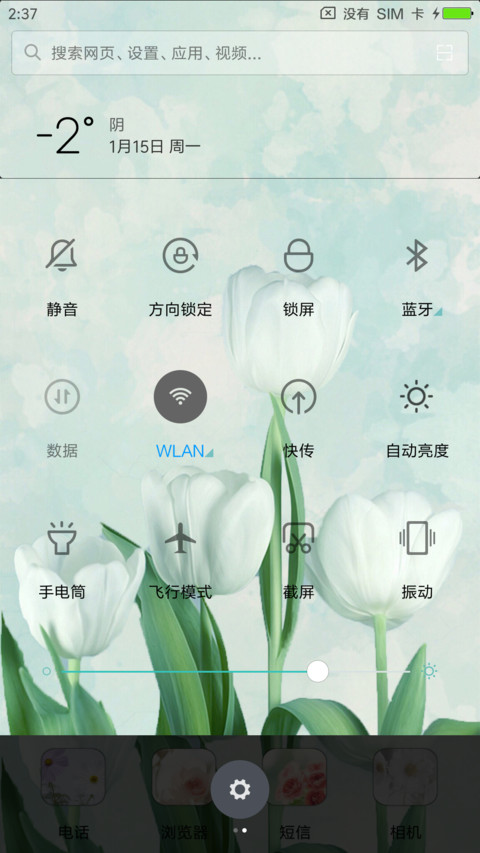 白色郁金香 screenshot