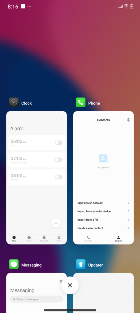 Plus screenshot