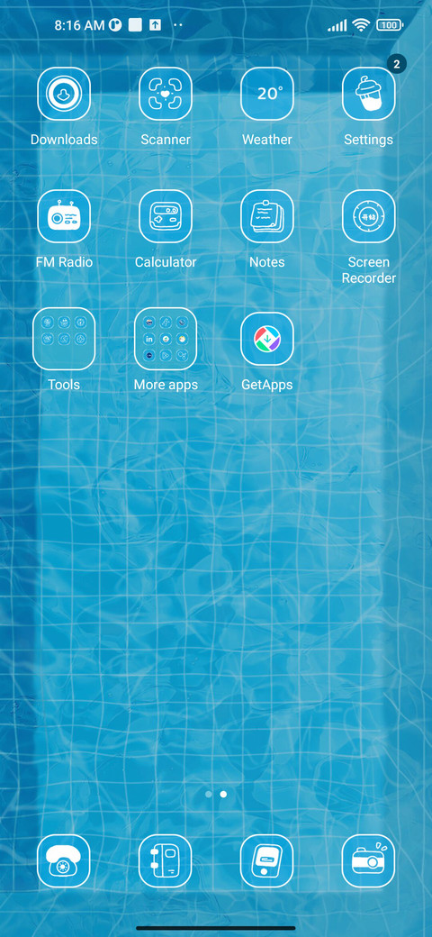 Water ripple pool screenshot