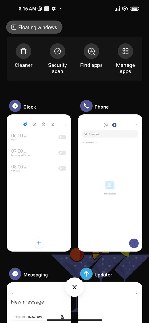 Drinks screenshot