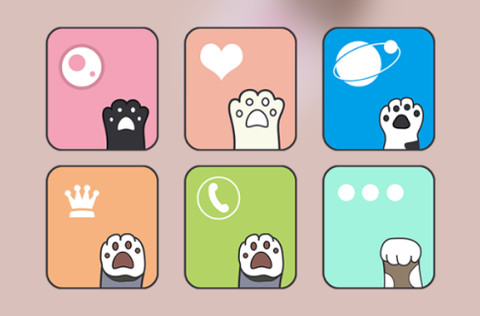会动的猫爪 screenshot