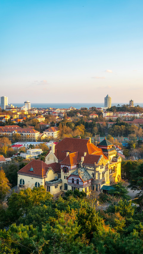 Qingdao urban architecture skyline screenshot