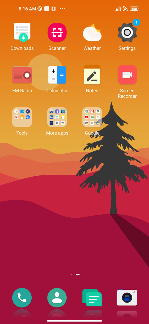 Sunrise screenshot