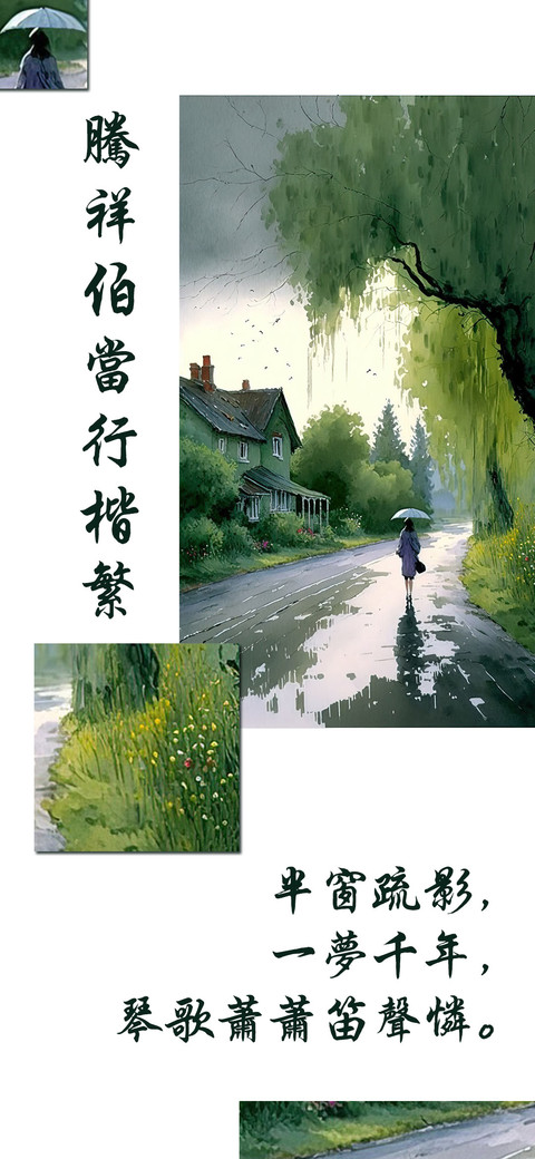 腾祥伯当行楷繁 screenshot