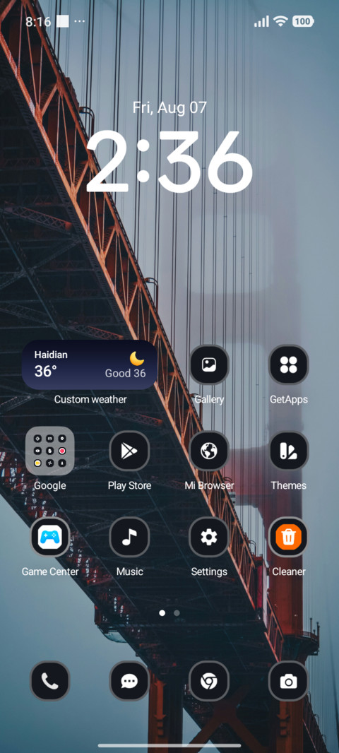 Haze View screenshot