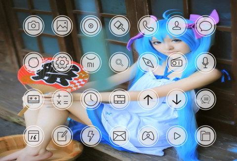 重力锁屏+徐娇cos【我们来了】 screenshot
