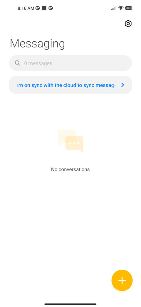 One finger screenshot