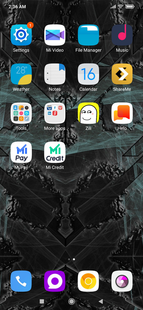 Smart UI Black screenshot