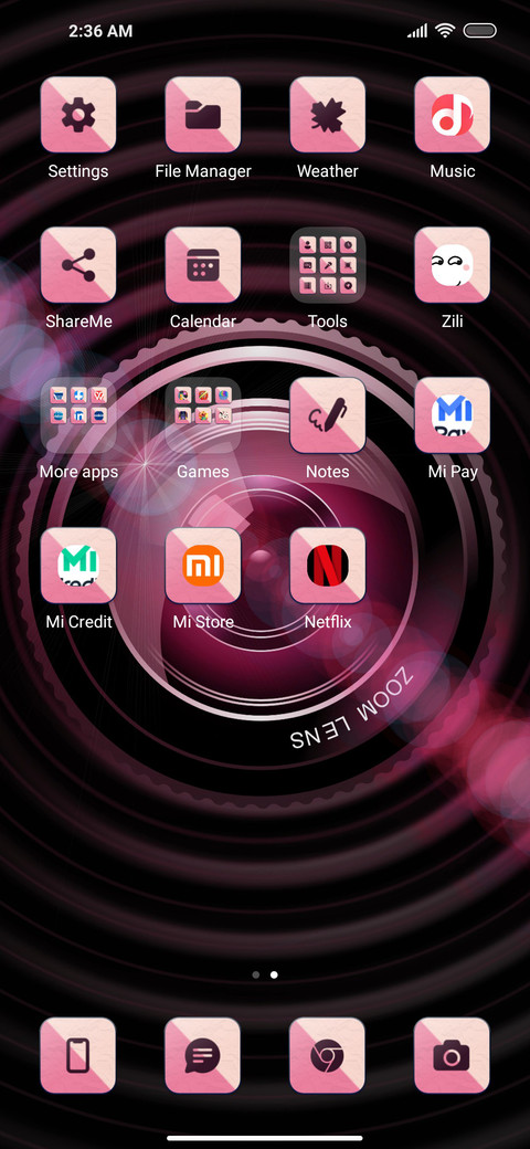 Lens screenshot