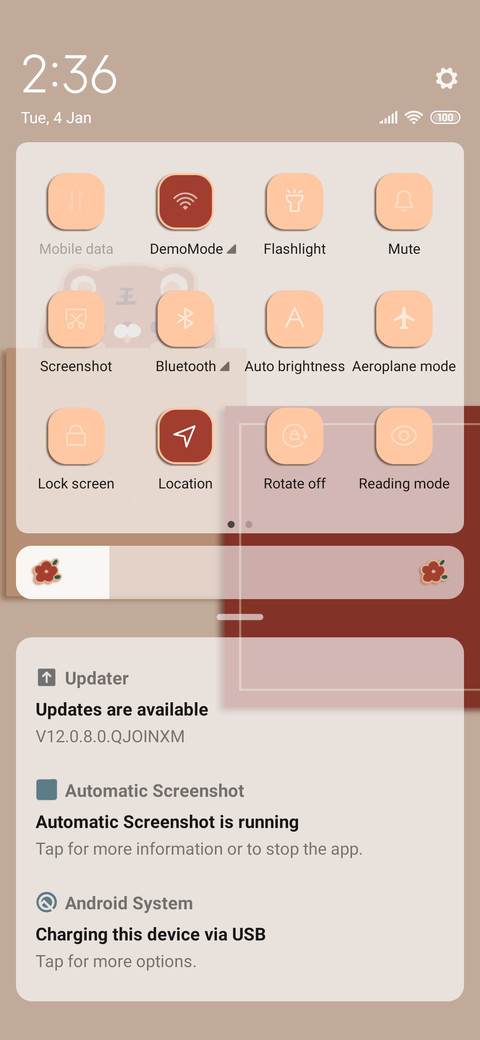New year sticker screenshot