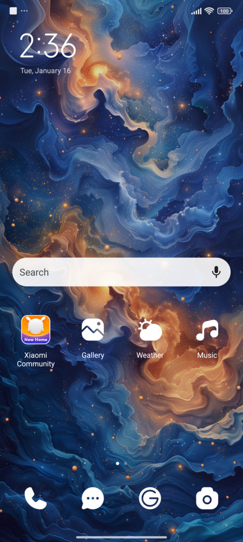 Astral sky screenshot