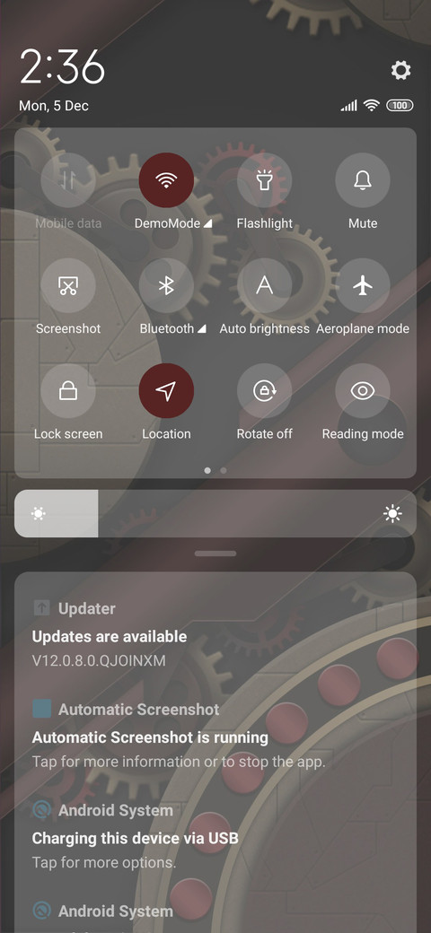 Motor gear screenshot