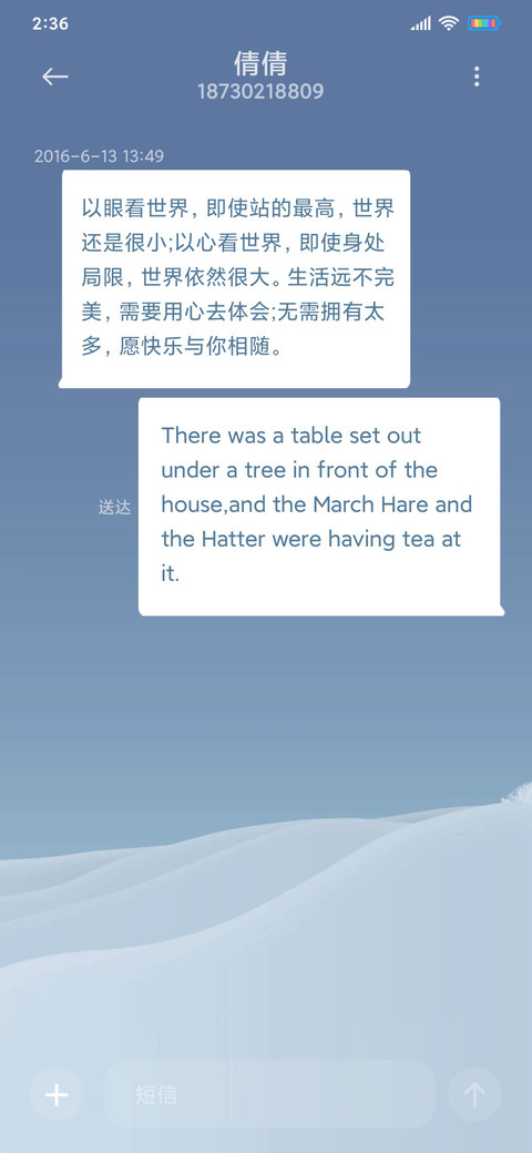 简约雪冬见 screenshot