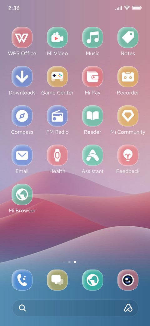 Pink Wave Curve screenshot