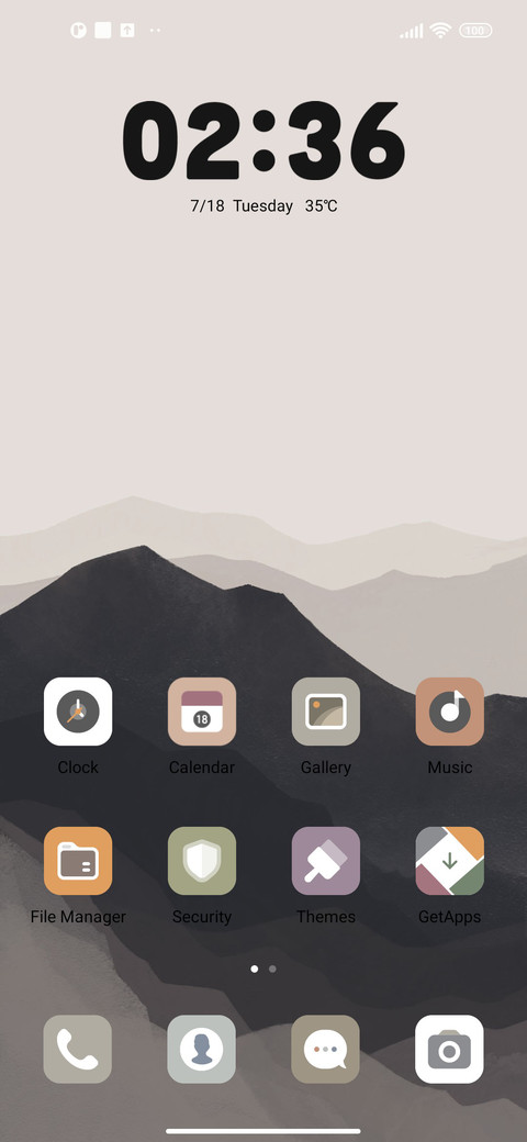 Mountain Range screenshot