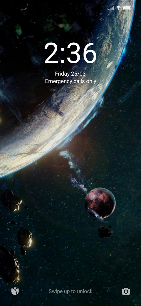 Space flight screenshot