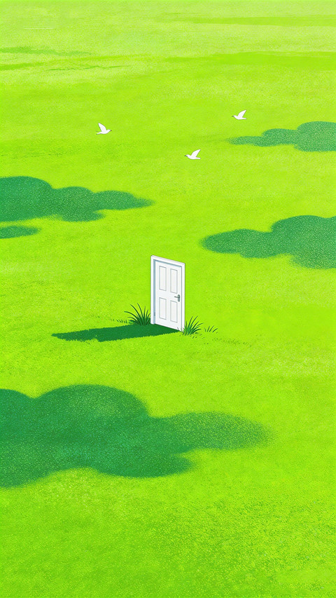 治愈系自然插画风格-锐景创意 screenshot
