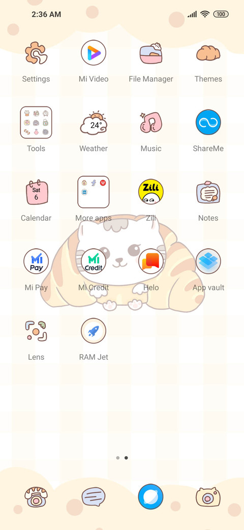 Eat breakfast cat screenshot