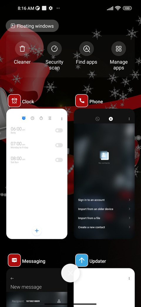 Santa's Backdrop screenshot