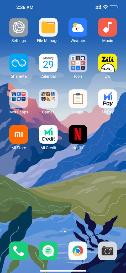P_Widget screenshot
