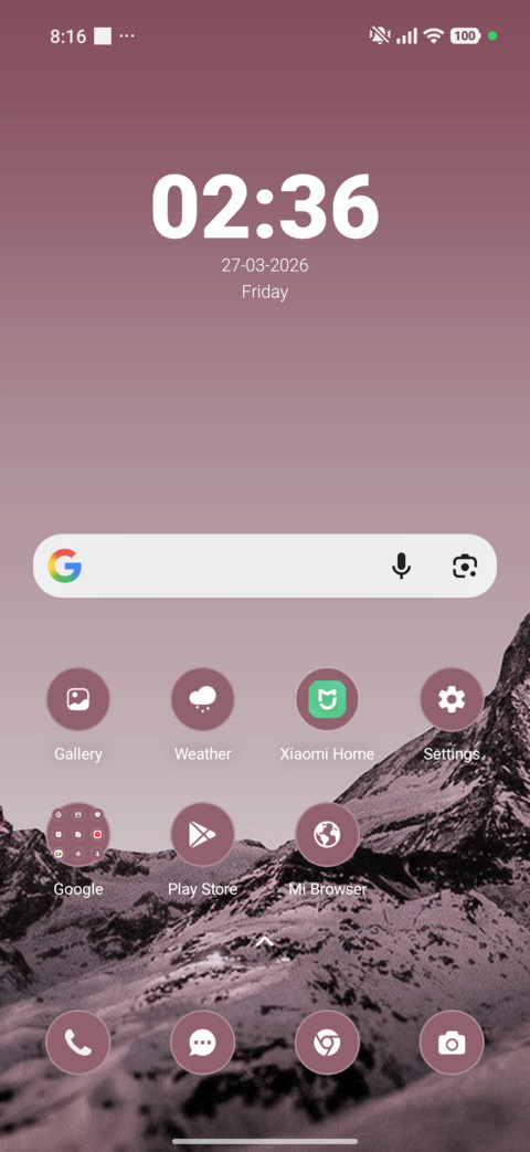 Mountains screenshot